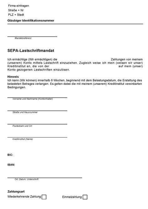 Einleitung eon energie deutschland sepa-lastschriftmandat formular pdf